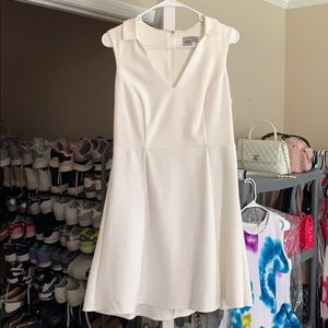 Asos Off White It n Flare dresss size US 8